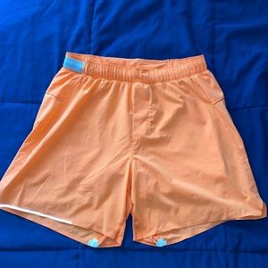 Lululemon Men’s Surge Short M 6 inch Orange